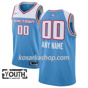 Dres Sacramento Kings Prilagođeni Nike 2018-19 City Edition Plava Swingman - Dječji